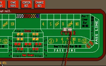 Craps Academy screen shot game playing